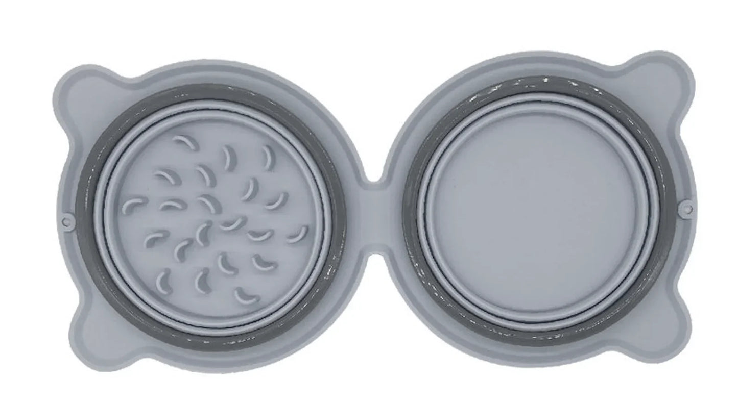 Collapsible Silicone Pet Food Bowl