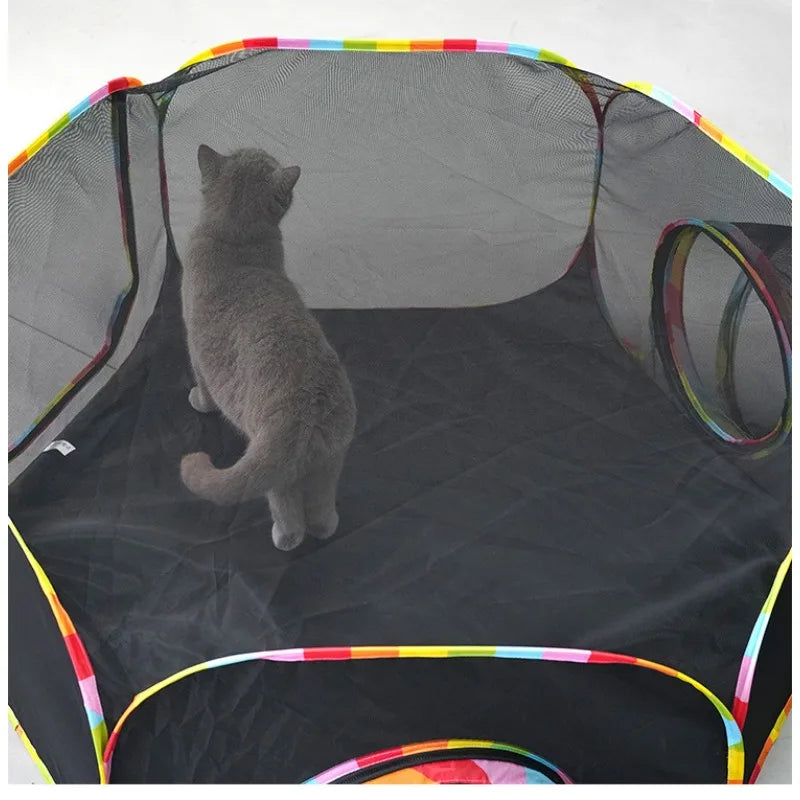 Modular Pet Tunnel And Tent Set