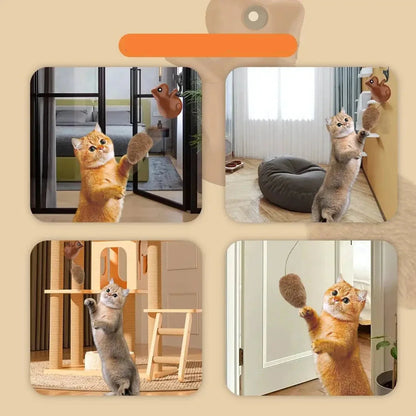 Cat Squirrel Tail Toy Interactive