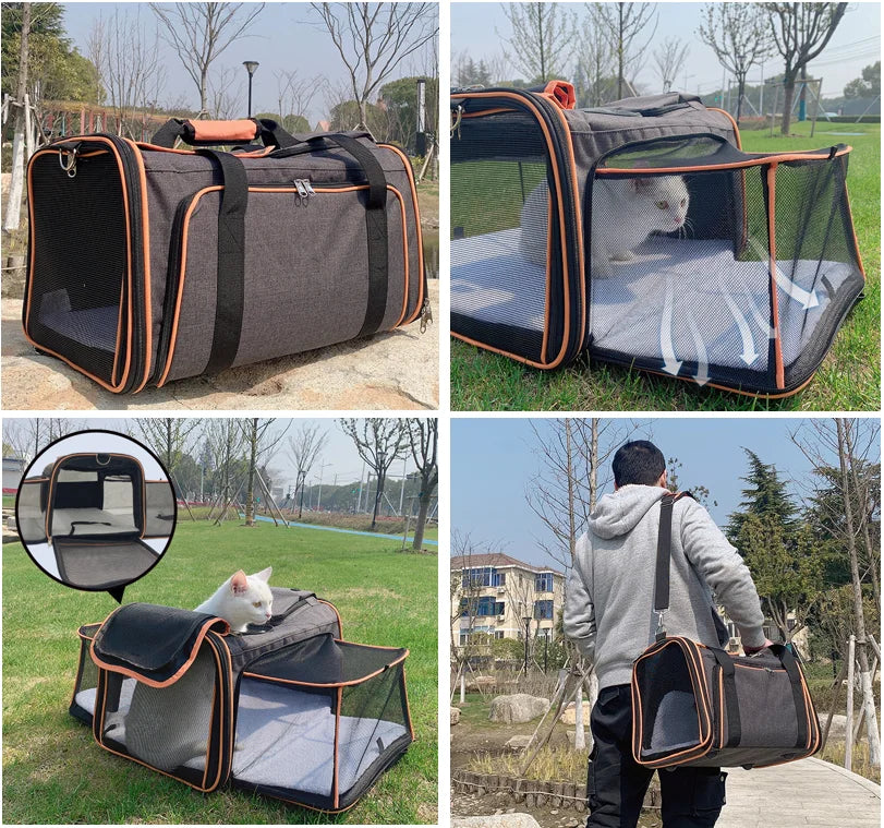 Expandable Pet Carrier Soft Sided