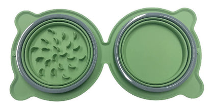 Collapsible Silicone Pet Food Bowl