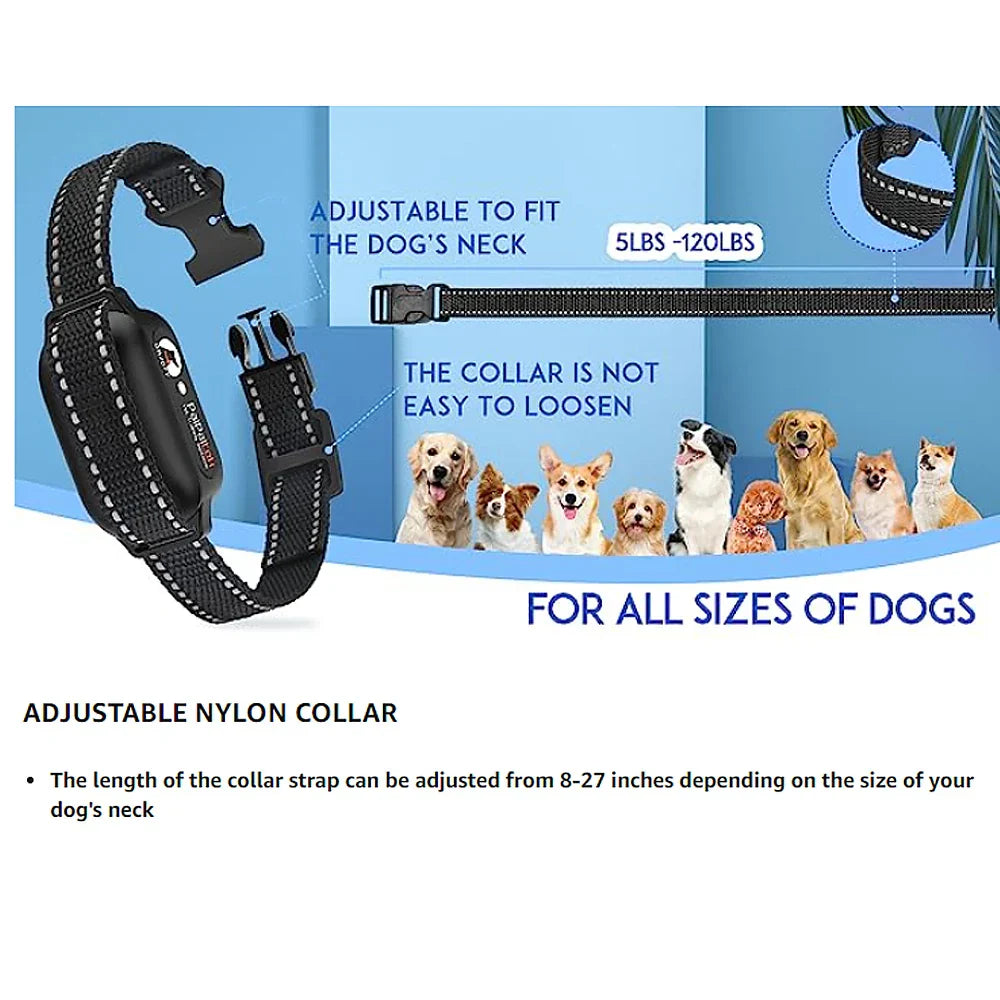 Rechargeable Bark Control Dog Collar Remote
