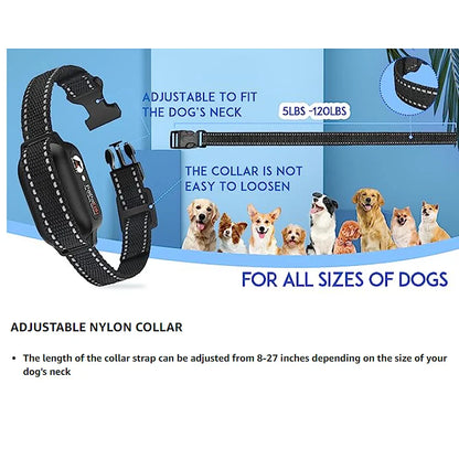Rechargeable Bark Control Dog Collar Remote
