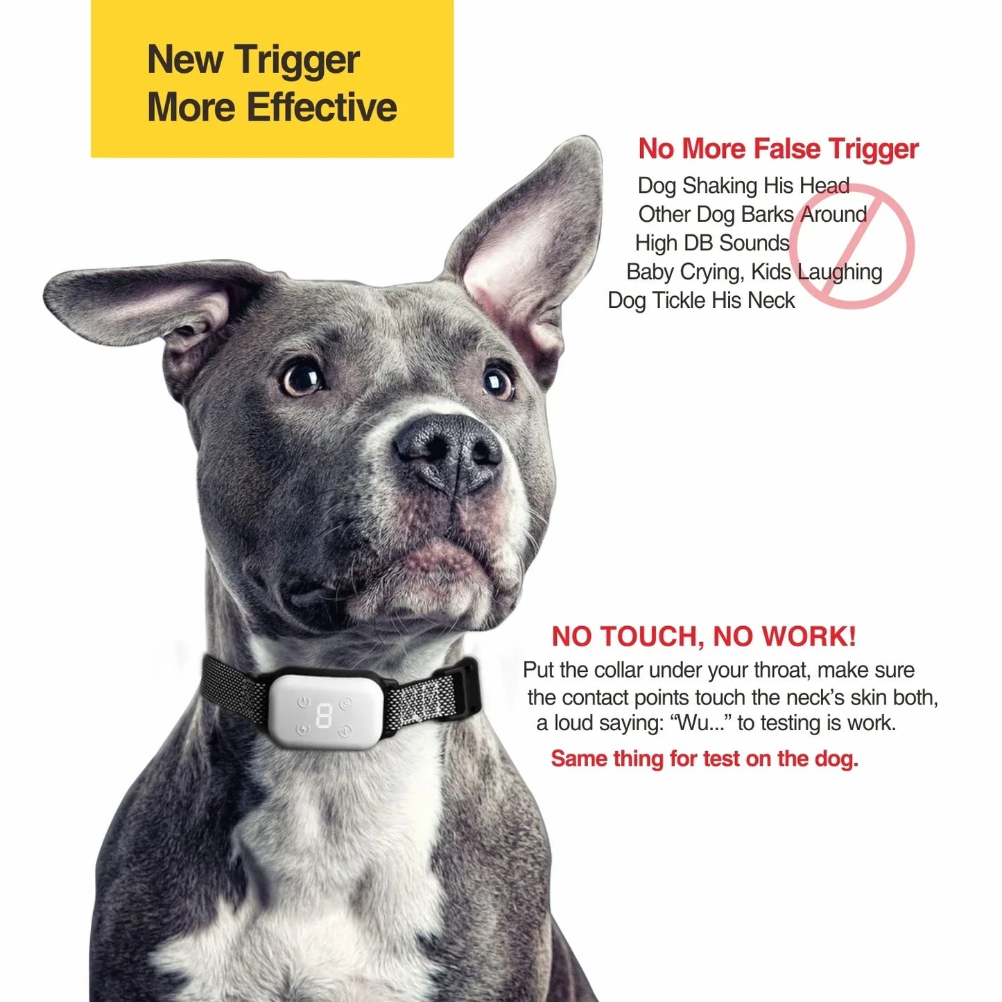 Puppy Training Collar Shock Vibe Beep Modes
