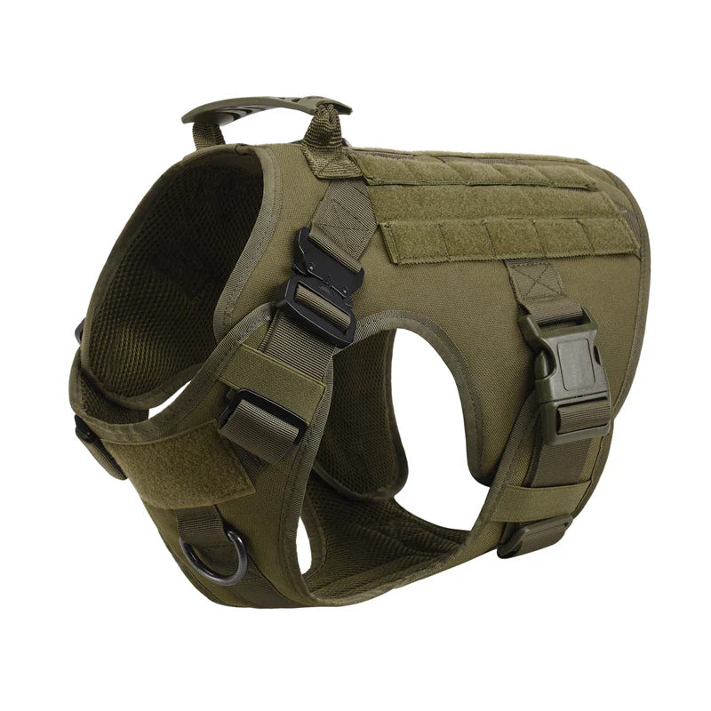 Tactical Dog Vest And Leash Set