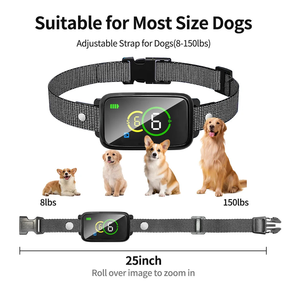 No Bark Dog Trainer Collar 4 Safe Modes