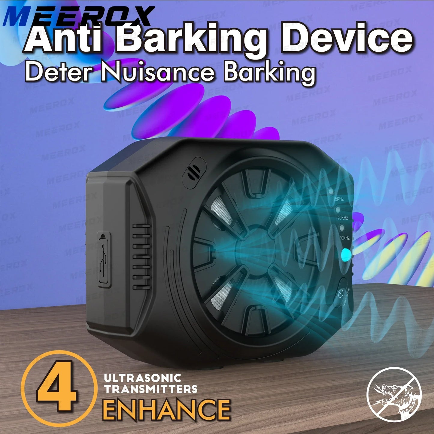 Outdoor Ultrasonic Dog Bark Stopper Device