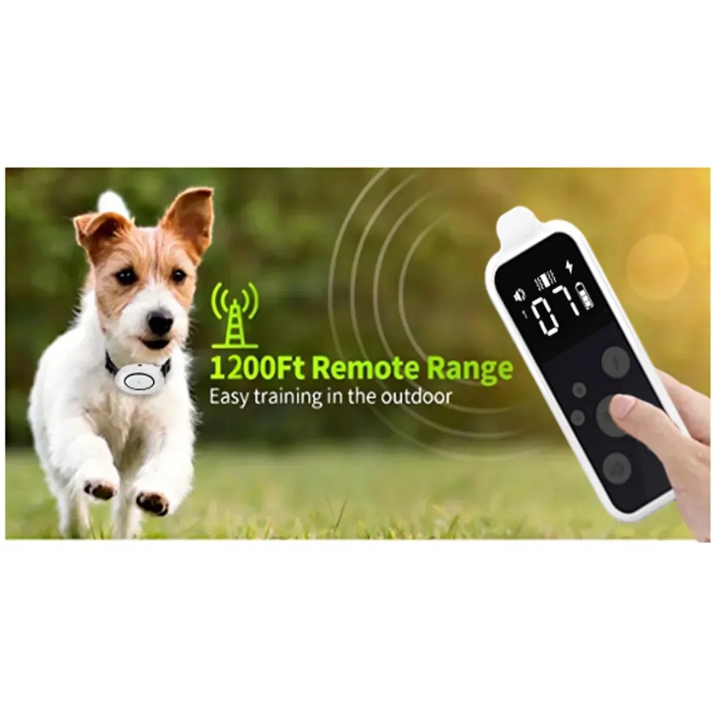 Wireless Pet Training Collar Rechargeable Remote