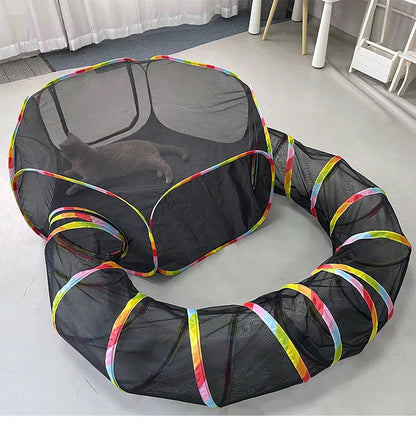 Modular Pet Tunnel And Tent Set