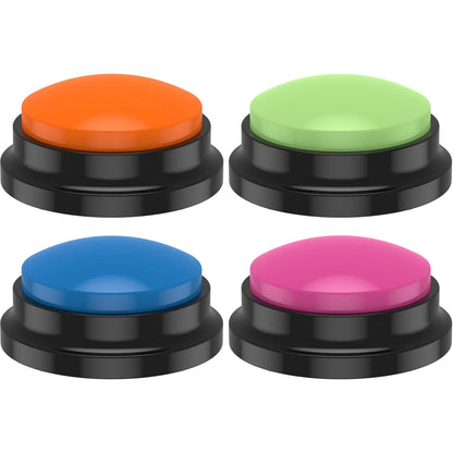 Recordable Pet Sound Buttons Set of 4 or 6
