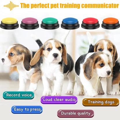 Recordable Pet Sound Buttons Set of 4 or 6