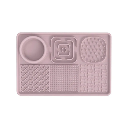 Dog Feeding Mat Suction Cups Slow Eat Silicone