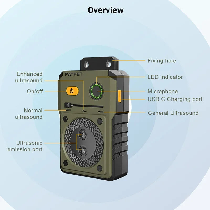 Ultrasonic Dog Bark Stopper Device