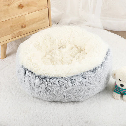 Plush Donut Pet Bed