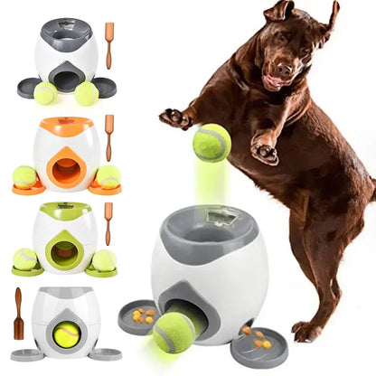Automatic Tennis Ball Launcher Treat Dispenser