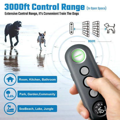 Waterproof Remote Dog Training Collar System