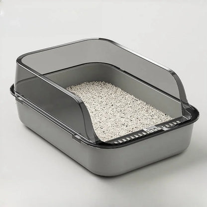 Large Open Cat Litter Box Tray - Pupporia