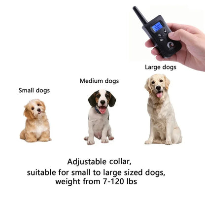Rechargeable Dog Training Collar 500m Range