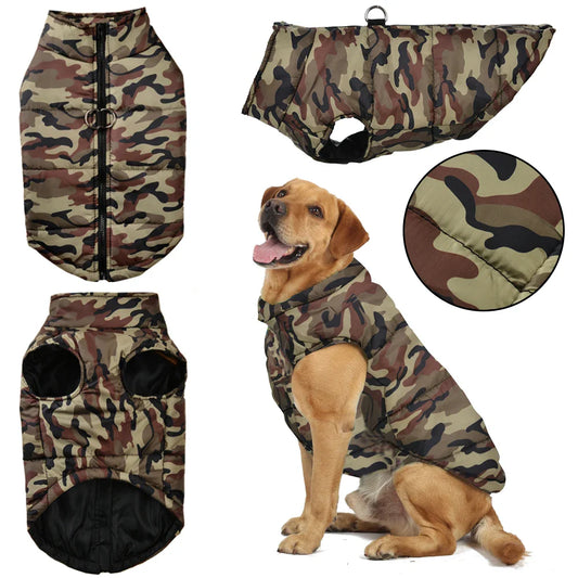 ArcticShield Camo Insulated Dog Coat - Pupporia