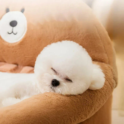 SnuggleNest Plush Pet Bed