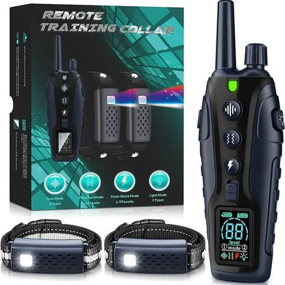 Waterproof Dog Training Collar Remote Long Range