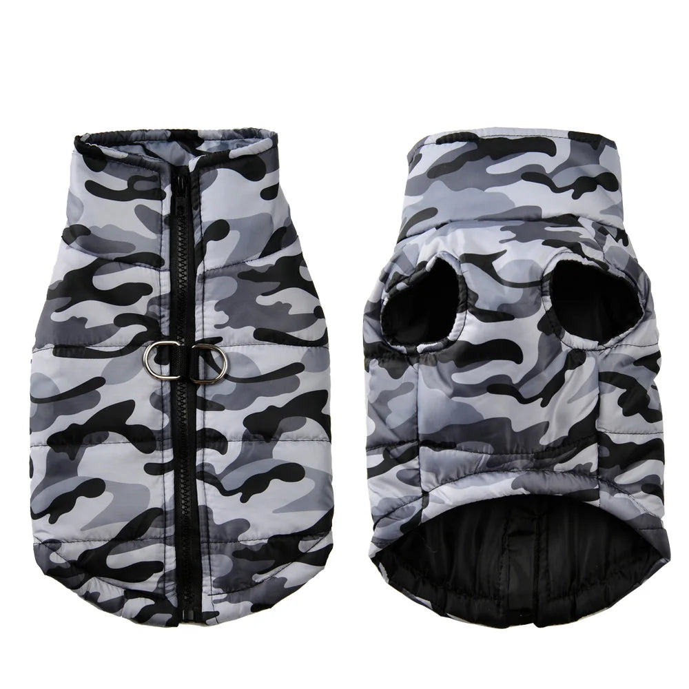 ArcticShield Camo Insulated Dog Coat