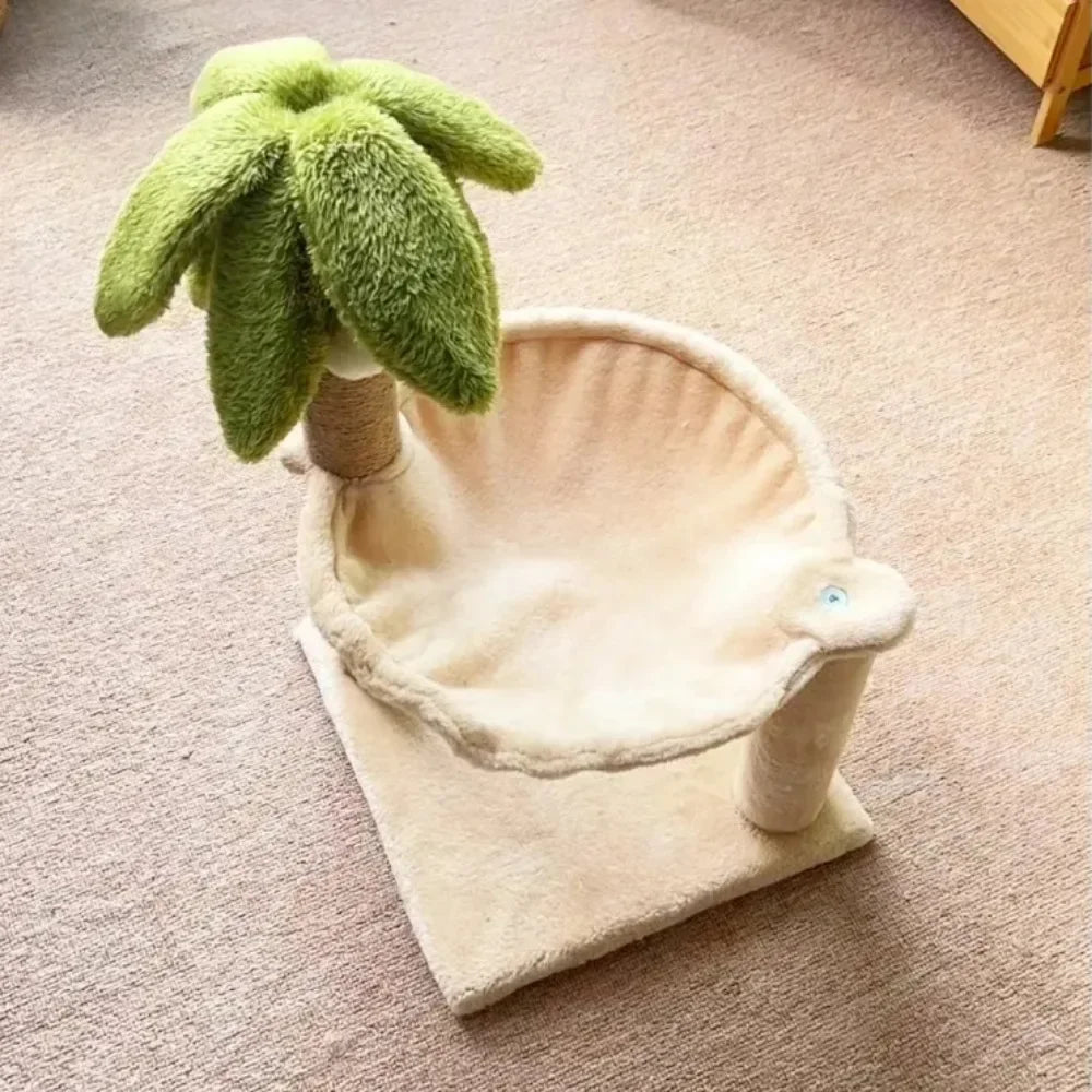 Double Layer Cat Tree Hammock Climbing Frame