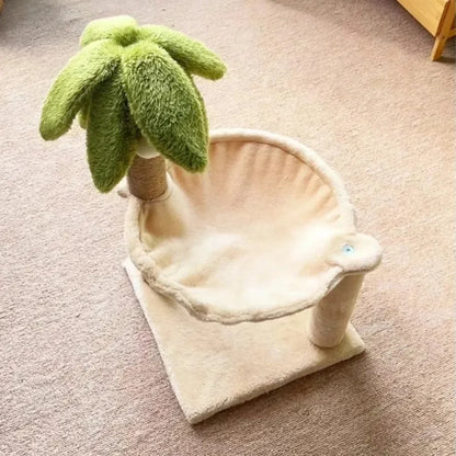 Double Layer Cat Tree Hammock Climbing Frame