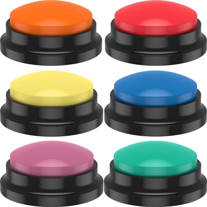 Recordable Pet Sound Buttons Set of 4 or 6