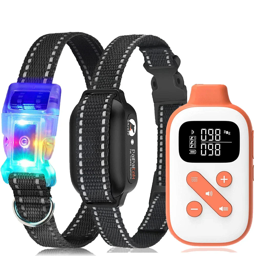 Rechargeable Bark Control Dog Collar Remote