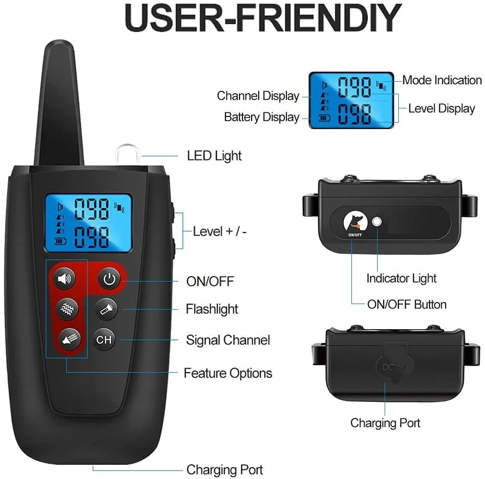 Gentle Dog Training Collar Remote Trainer