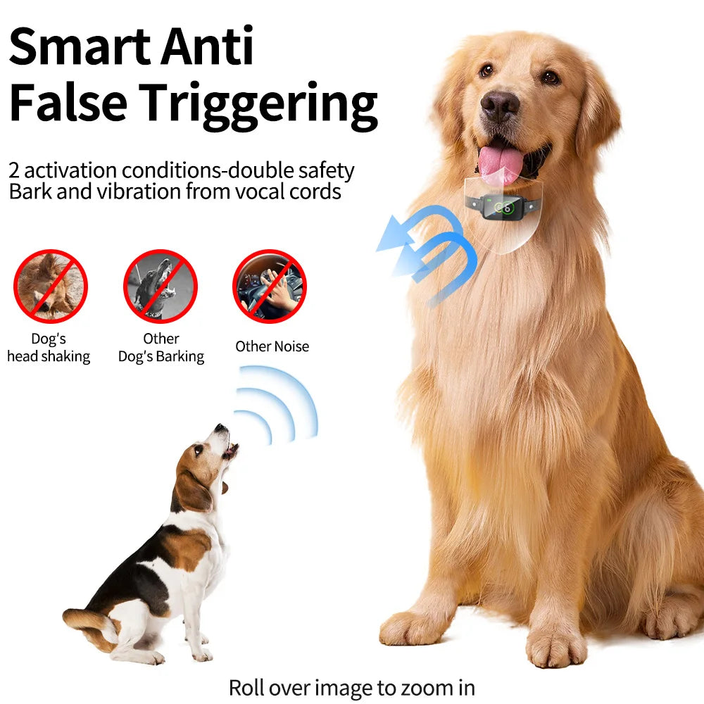 No Bark Dog Trainer Collar 4 Safe Modes