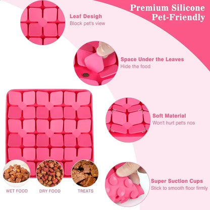 Interactive Non-Slip Dog Feeding Mat