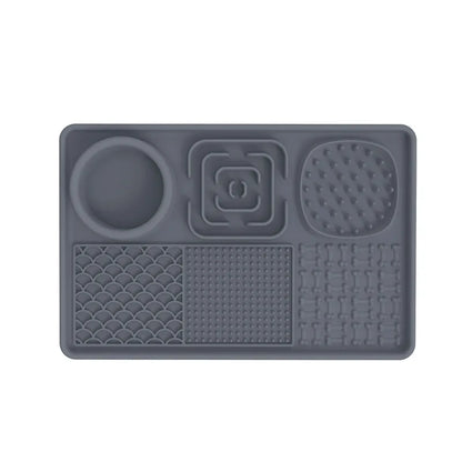 Dog Feeding Mat Suction Cups Slow Eat Silicone