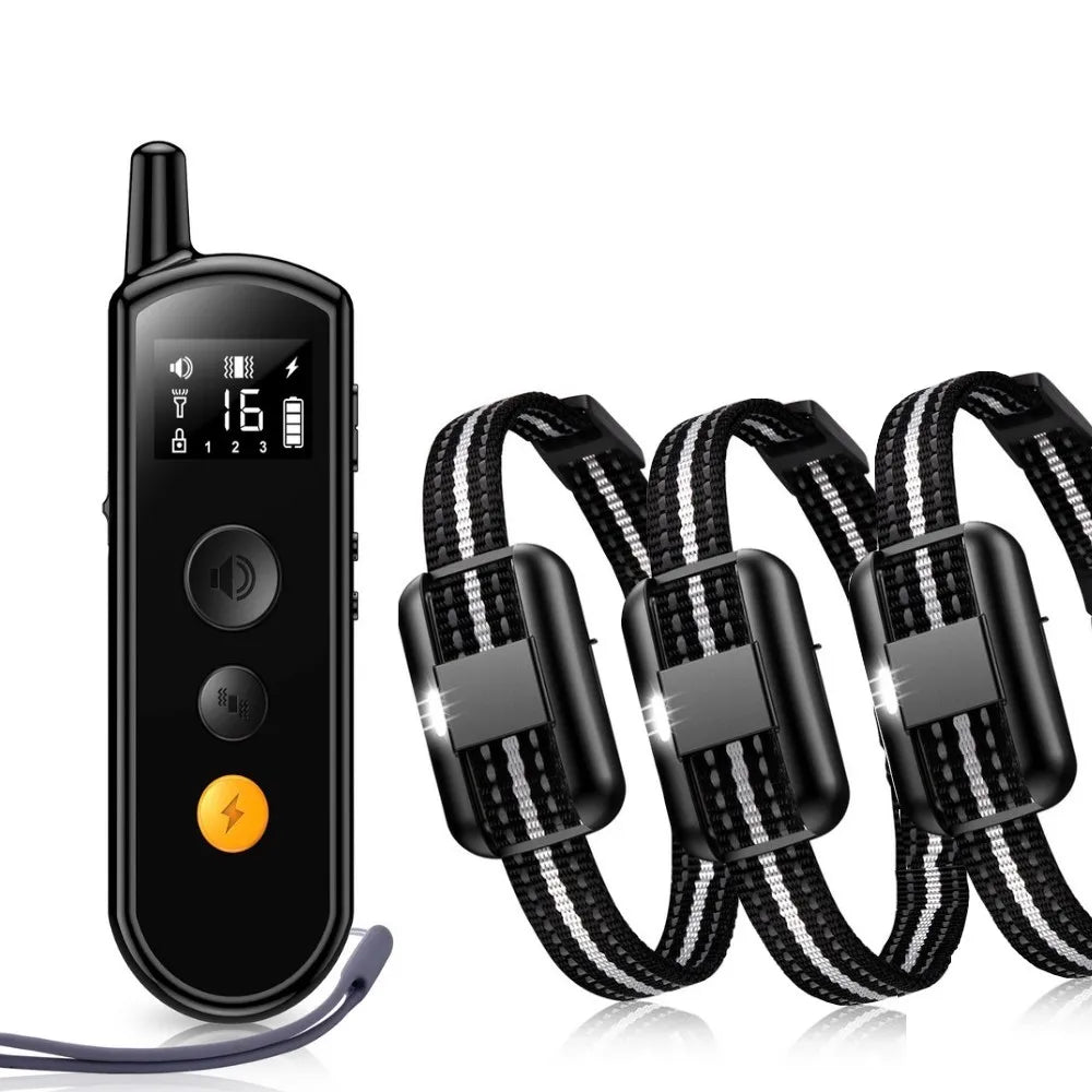 Remote Dog Training Collar Long Range Led Light