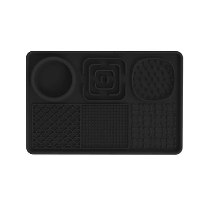 Dog Feeding Mat Suction Cups Slow Eat Silicone