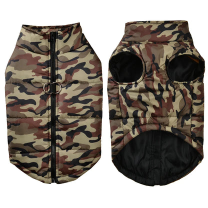 ArcticShield Camo Insulated Dog Coat
