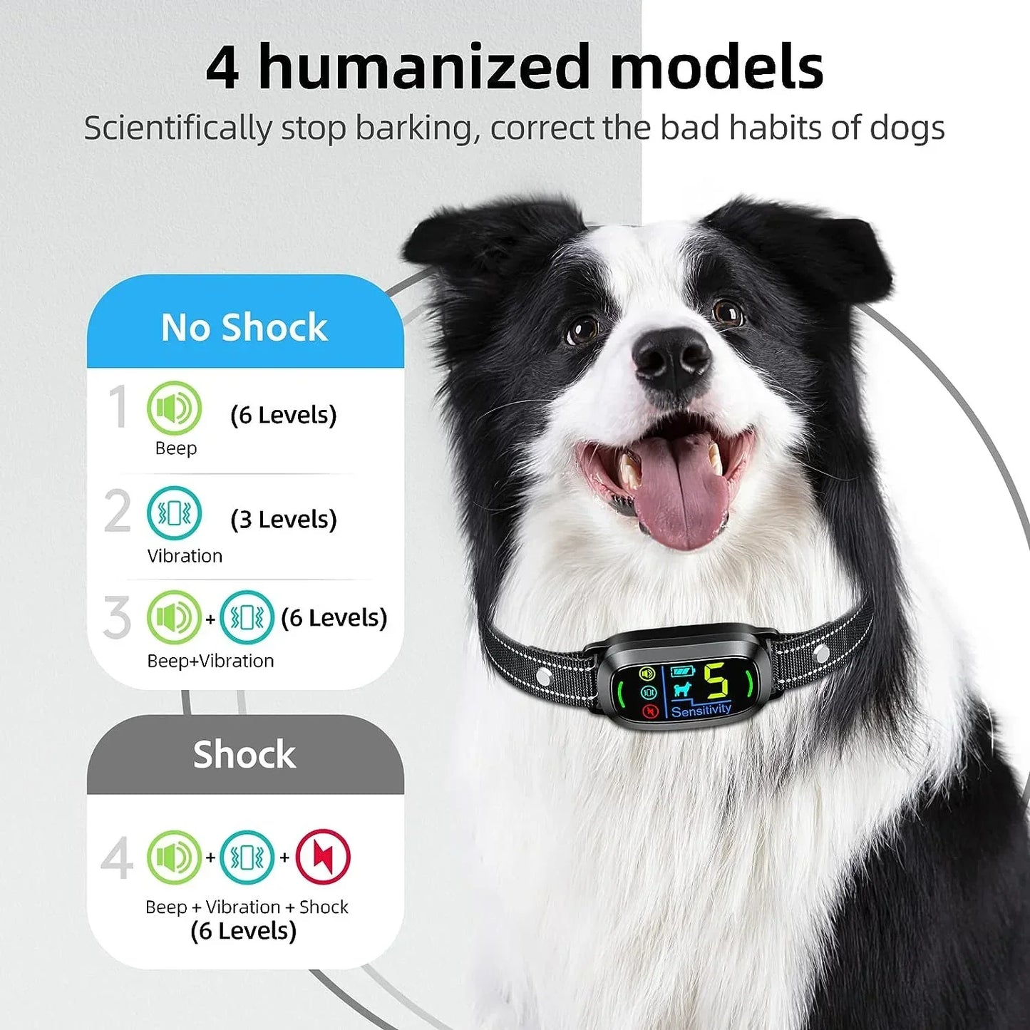Remote Dog Training Collar Adjustable