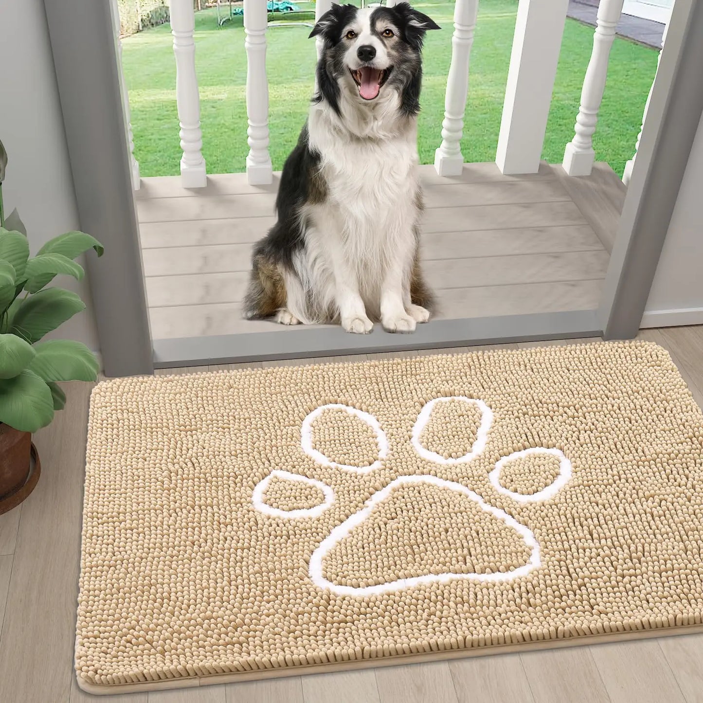 Olanly Chenille Mud Trapper Door Mat -> Chenille Door Mat Mud Trapper