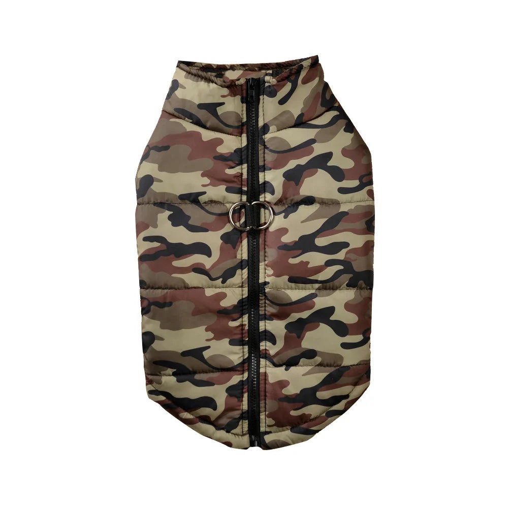 ArcticShield Camo Insulated Dog Coat