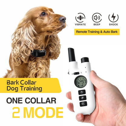 Rechargeable Waterproof Long Range Dog Training Collar