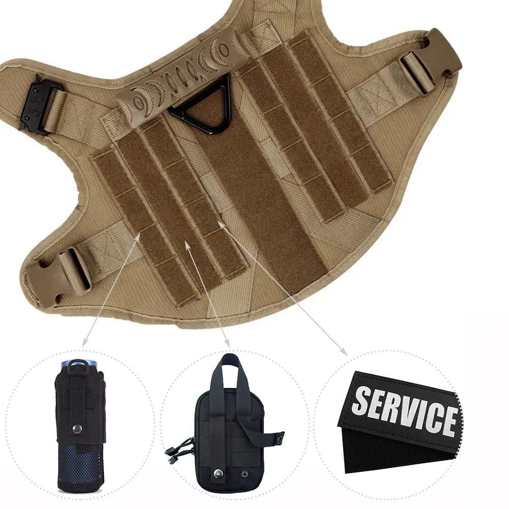 Durable Dog Harness Vest With Handle
