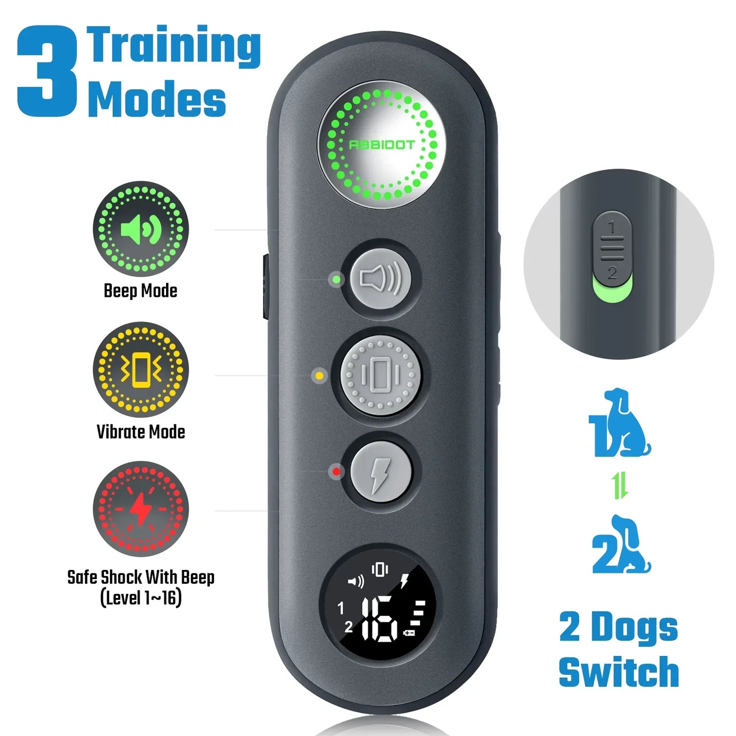 Waterproof Remote Dog Training Collar System