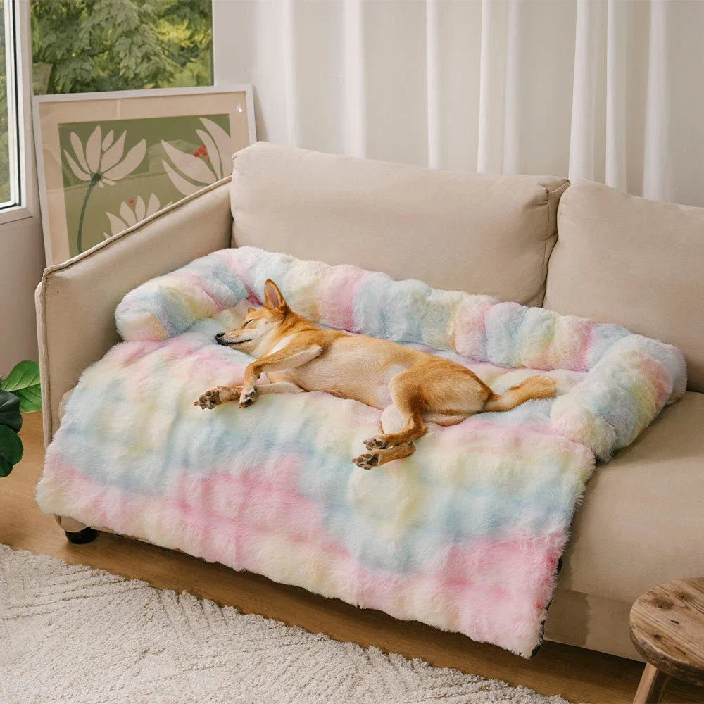 Pet Sofa Cover with Pillow for Small Dogs Cats