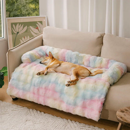 Pet Sofa Cover with Pillow for Small Dogs Cats