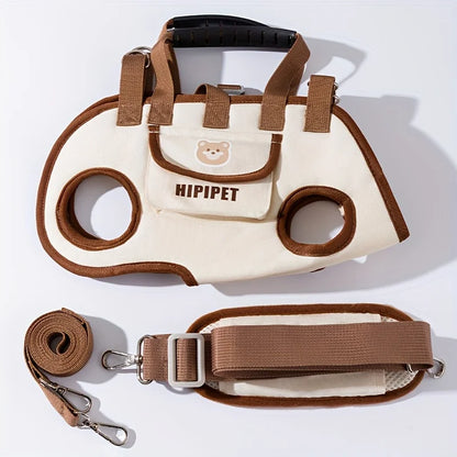 Pet Travel Bag With Harness And Leash
