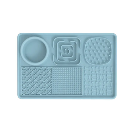 Dog Feeding Mat Suction Cups Slow Eat Silicone