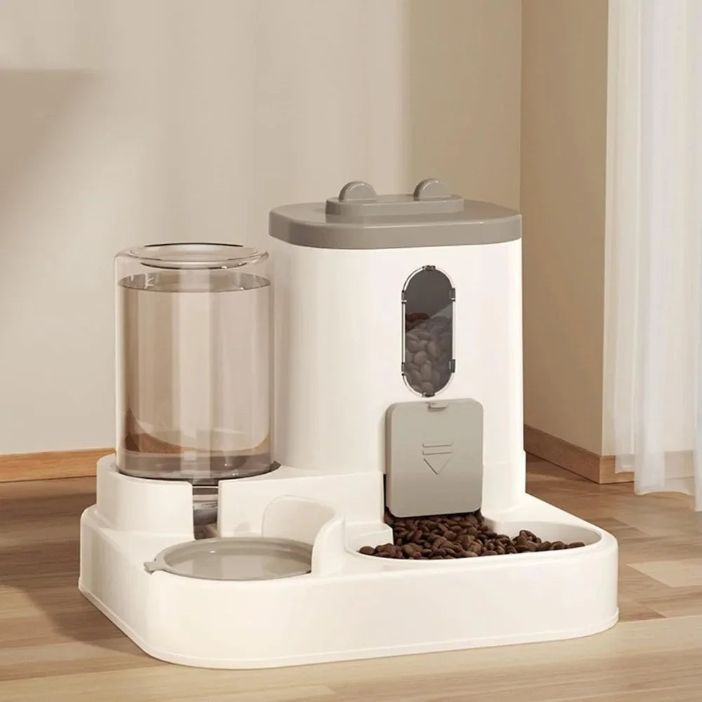 Automatic Pet Food And Water Dispenser - Pupporia