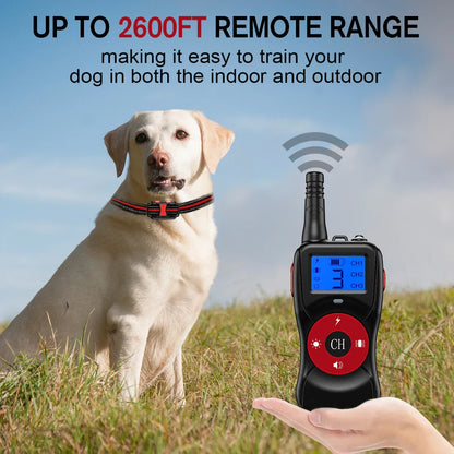 Nylon Pet Training Collar Remote Controlled