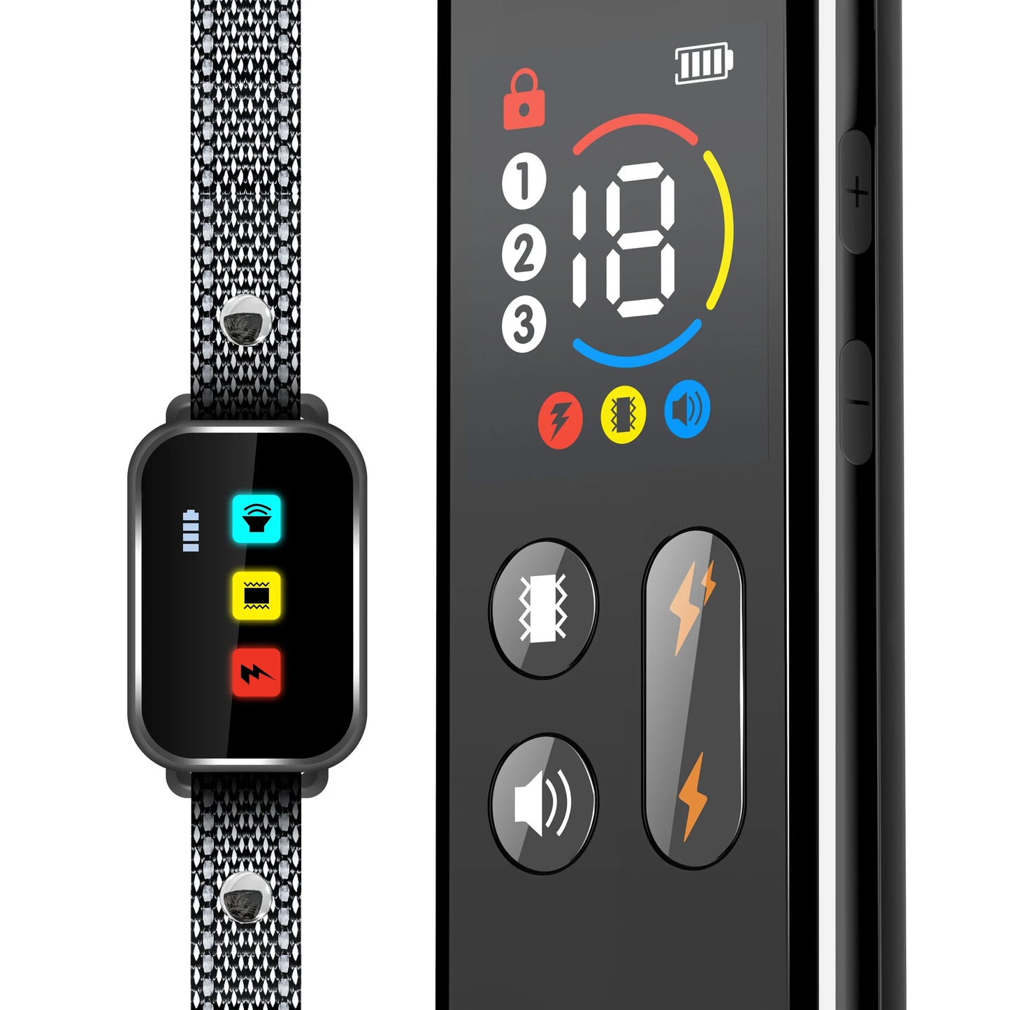 Long Range Dog Training Collar Color LCD Remote